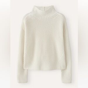 Poetry Funnel Neck Sweater Cotton Tape - US 14